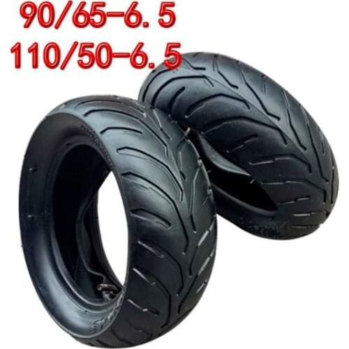 Mini Motorcycle Accessories 49cc Small Sports Car Front 90 / 65-6.5 Rear 110 / 50-6.5 Inch Inner and Outer Tire