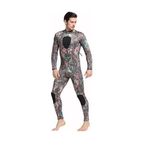 3MM Camo Men Neoprene Wetsuit Diving Winter Warm Swimming Windsurfing Snorkelling Full Body Swimwear Triathlon Anti-UV Wetsuits