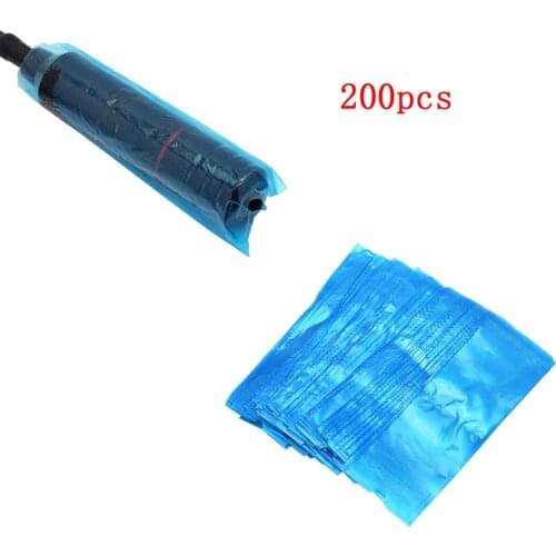 Disposable Covers Bags for Tattoo Machine Professional Blue Tattoo Clip Cord Sleeves Bags Supply