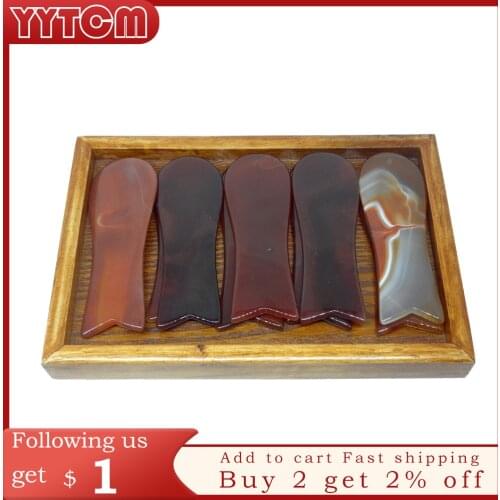 Red agate Roller Slimming Face Massager Lifting Tool Natural Jade Facial Massage Roller Stone Skin Massage Beauty Care GUASHA