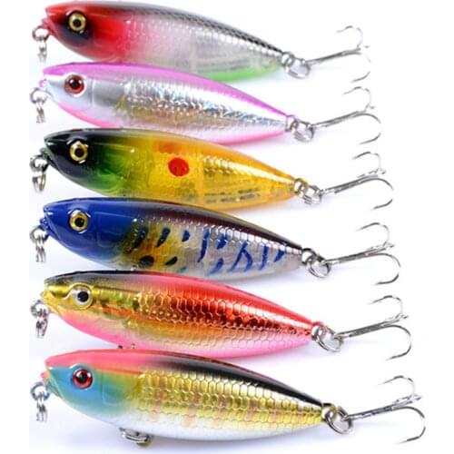 Fishing Lure Bait Swimbait Jerkbait Pencil 59mm 7.8g Walk Dog Floating Lures Bass bait luer Floating Pencil Surface Stick
