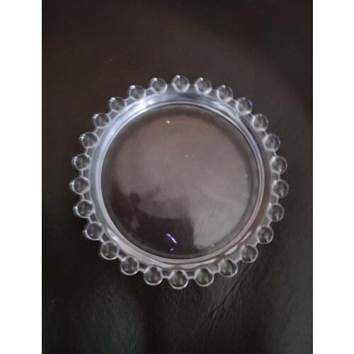Crystal glass beads and saucers, coffee cup mats, raindrops, crystal glass dishes and saucers