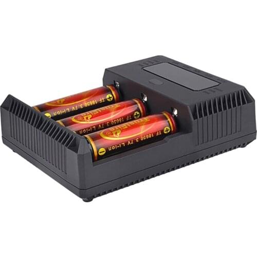 TrustFire Intelligent Fast Battery Charger TR-018 + 3pcs TrustFire 18650 3.7V 3000mAh Rechargeable Protected Lithium Batteries