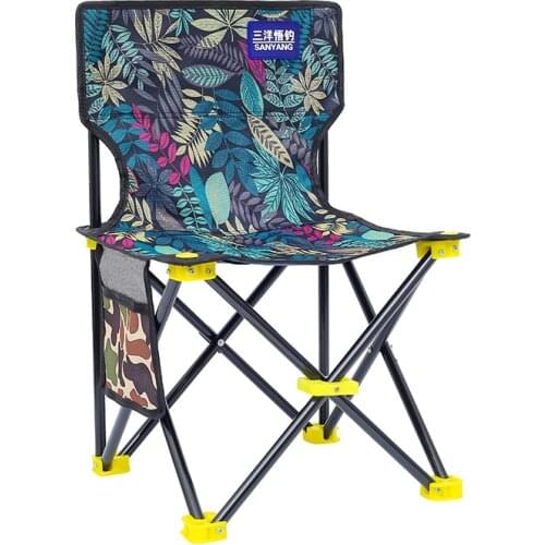 Outdoor Chair Portable Folding Director Chair Garden Mini Ultralight Stainless Steel Camping Fishing Stool Travel Picnic Balcony
