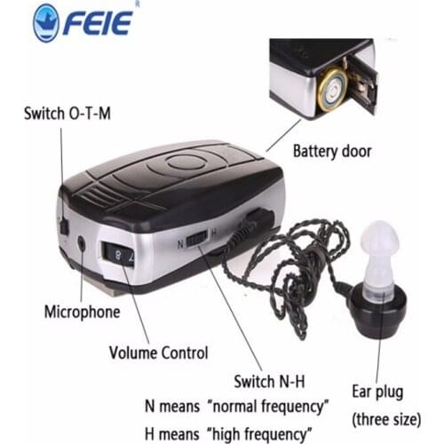 Sound Amplifier Hearing Aid Mini Tone In Ear Profession Machine For Deafness/Elderly Adjustable Voice Ear Care Pocket S-28