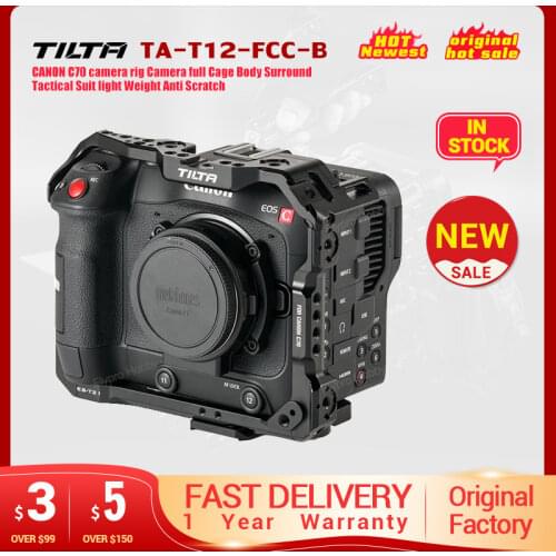 Pre-Sale TILTA TA-T12-FCC-B for CANON C70 camera rig Camera full Cage Body Surround Tactical Suit light Weight Anti Scratch