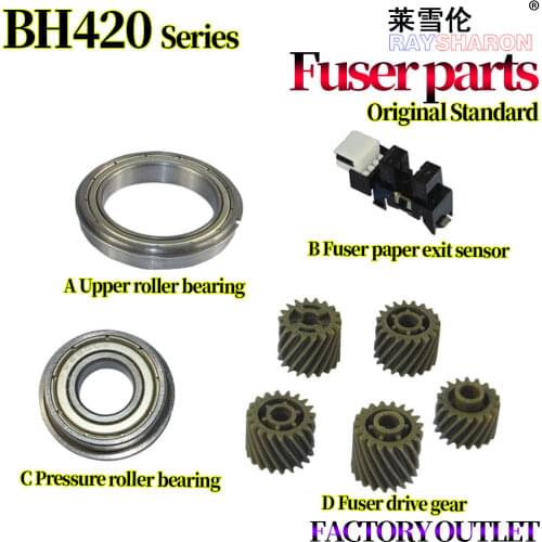 Upper Roller Bearing,Lower Roller Bearing,Fuser Sensor For Use in Konica Minolta BH 360 361 420 421 500 501