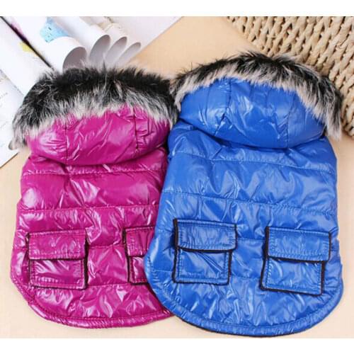 Pet Winter Coat Jacket Warm Dog Clothes Waterproof Dog Clothing Outfit Poodle Bichon Pomeranian Schnauzer Dog Costume Apparel