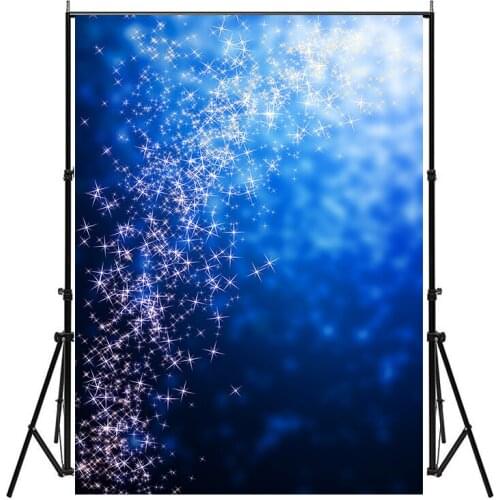 1pc Photocall Backgrounds Golden Blue Glitter Sands Birtay Anniversary Customized Photo Backdrop Portrait Home Studio Props