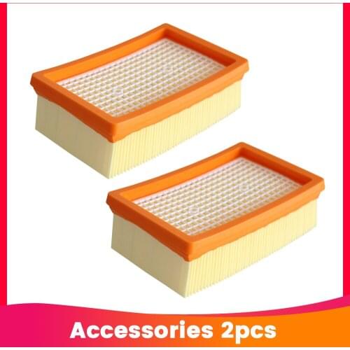 2Pcs/lot KARCHER Filter for KARCHER MV4 MV5 MV6 WD4 WD5 WD6 wet&dry Vacuum Cleaner replacement Parts#2.863-005.0 hepa filters