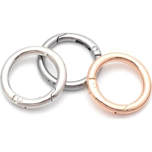 2PCs Jewelry Key Ring Clasp Hook 35mm(Inside: 25mm ) Connect Buckle For Fashion Key Chains Making