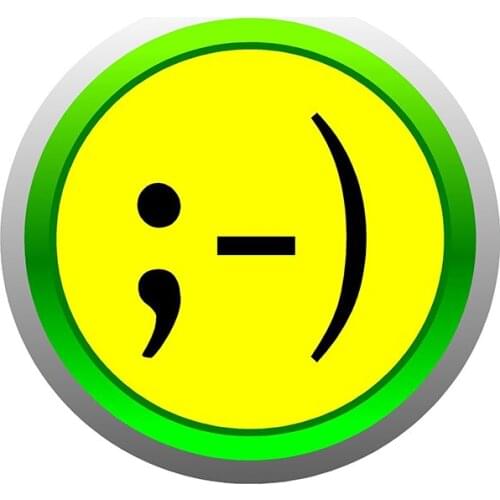3D Car stying Prosticker Texting Winking Smiley Face Decal Sticker Millennial Car Sticker Cool graphics Jdm