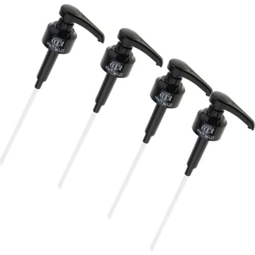 4 Pcs Coffee 1 Liter Dispenser Syrup Pump Black Liquid Dispenser for Monin Syrup 10Ml Juice Bottle Dispenser Pump