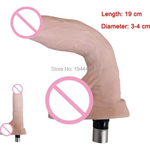 Sex Machine Accessories, Super Soft Keel Dildo, Flexible Arbitrary Curved Huge Dildos, Realistic Dildos Personal Massager
