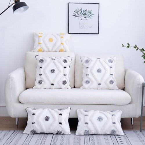 Tufted Pillow Modern Minimalist Pillowcase Throw Pillow Outdoor Cushions