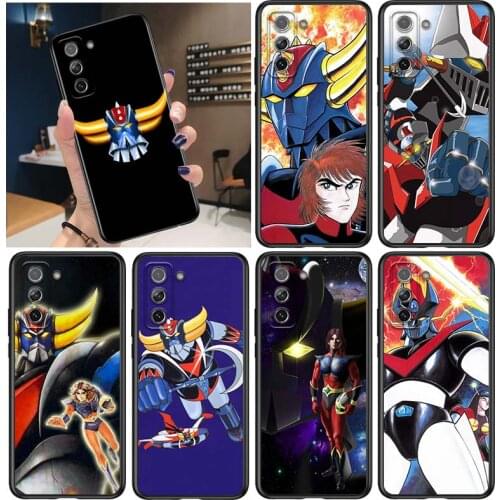 Grendizer G5 Anime Japan for Samsung Galaxy S21 Ultra Plus Note 20 10 9 8 S10 S9 S8 S7 S6 Edge Plus Black Phone Case