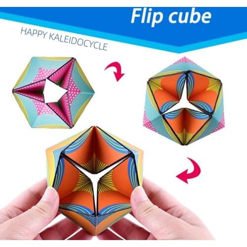 Sided Flip Double Reversible Octopus Baby Pupite Fidget Toys For Autism Kids Adults Antistress hand Reliever Decompression Toy