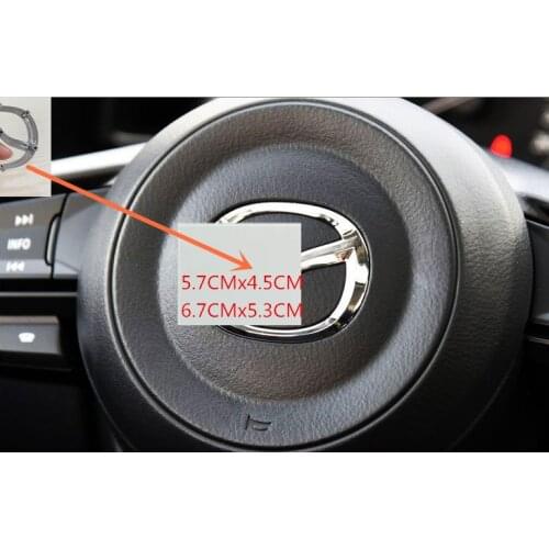 1pcs High quality 3D V Logo Chrome Silver Auto Car Steering Wheel Logo Badge Emblem Stickers Decals Accessories Car Styling 074