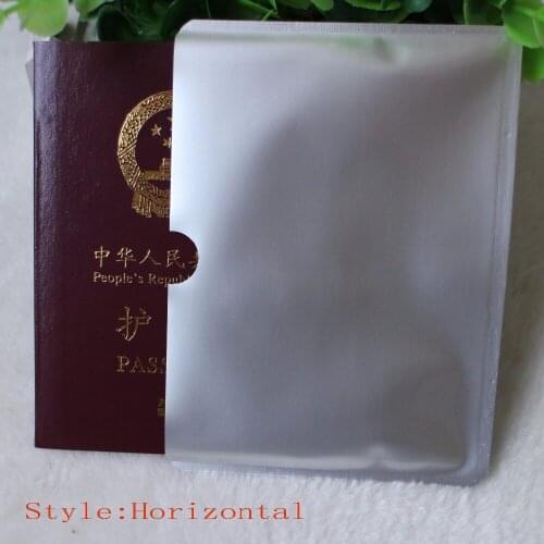 200pcs RFID Blocking Passport Sleeve Horizontal Protector Prevent Passport skimming by NFC or RFID Scanners , OEM Welcome