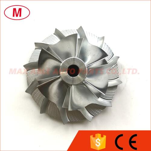 GT15-25 434812-0001/2 32.94/49.00mm 6+6 blades Turbochrager Milling/Aluminum 2618/Turbo Billet compressor wheel for 713673-0004