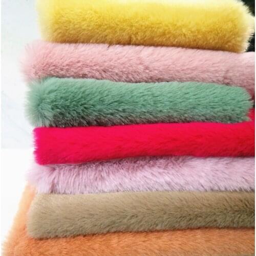 Rex Rabbit Fur Plush Fabric Pile 1cm Faux Fur Counter Display Background Cloth Clothing Scarf Pillow DIY Toy Short Plush Fabric