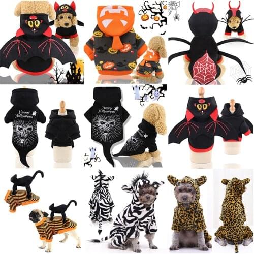 Pet Dog Clothes Funny Pet Halloween Cosplay Costume for Puppy Dogs Cats Pet Chihuahua French Bulldog Festival Dress Up Apparel
