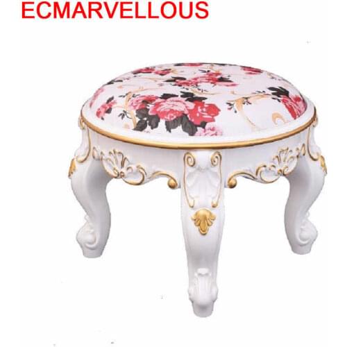 Pouf Kid Rangement Vanity Chair Madera Nordic Furniture Sofa Pouffe Storage Banco Zapatero Taburete Sgabello Poef Ottoman Stool