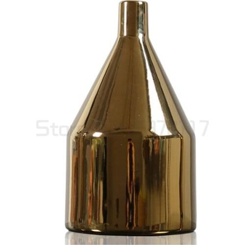 Light luxury electroplating gold vase home decoration living room dining room dried flower art flower arrangement