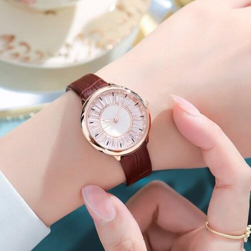 Ladies Fashion Gypsophila Belt Waterproof Quartz Watch
