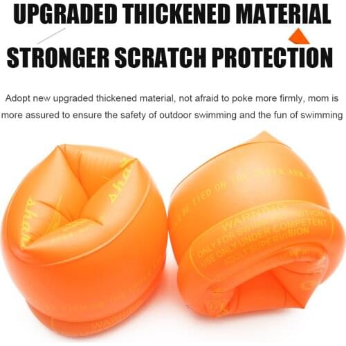 1 Pair PVC Children Adults Swimming Bag Inflatable Beach Swimming PoolWater Sports Buoy Tow Floating Arm Circle Ring