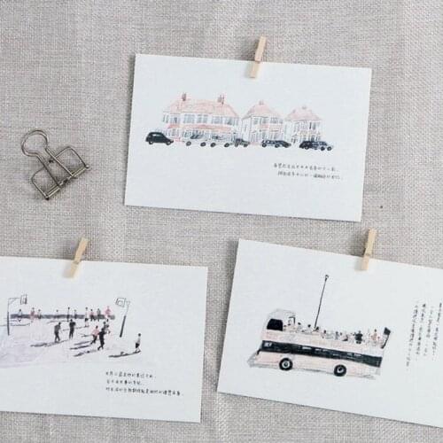 1pcs Magazine Bookmark City Tour 30 Pack