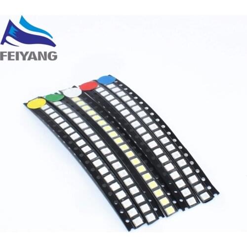 1000pcs 3528 1210 SMD LED DIODE 3528 LED Red/Green/Blue/Yellow/WHITE/WARM WHITE LED Diode 3.5*2.8