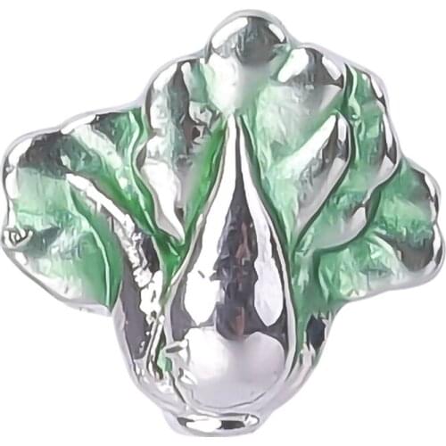 F111 Wholesale 20pcs/lot New Arrival Fashion Green Vegetable Charms Fit Glass Memory Lockets Women Free Shipping LC110