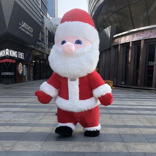 3M Santa Claus Inflatable Costume For Christmas Props Cosplay Halloween Costumes For Men Adult Adult Costume Santa