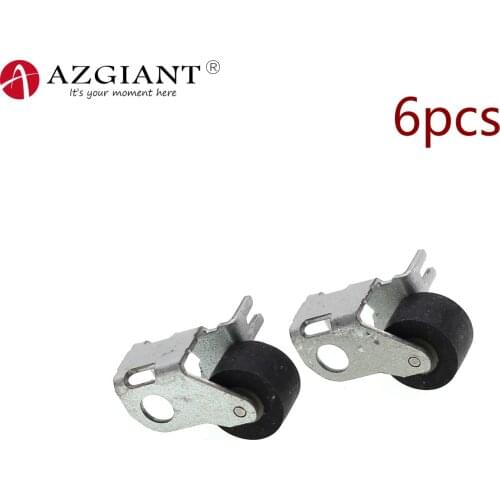 6Pcs/Lot Diameter 10mm Pressure Belt Wheel Pulley Recorder Movement cassette deck Pinch Roller Card Seat Audio Tape Amplifier