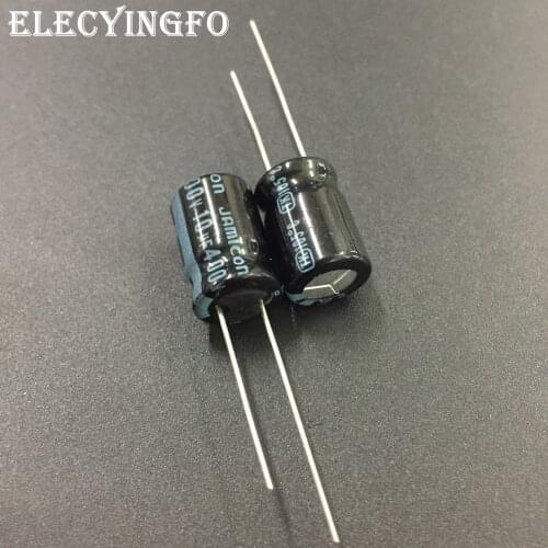10Pcs/100Pcs 10uF 400V10UF JAMICON TK Series 10x15mm High Quality Low Profile 400V10uF Aluminum Electrolytic capacitor