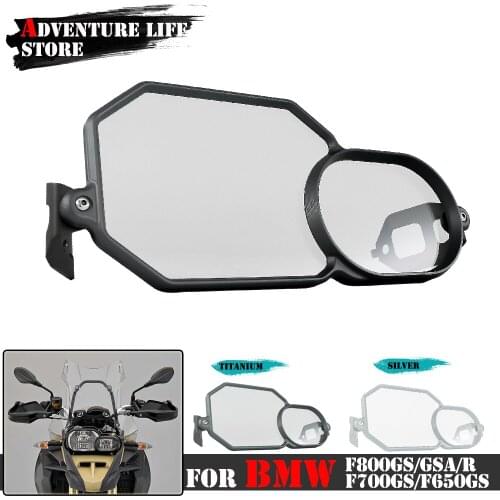 Motorcycle Aluminum Headlight Guard Protector For BMW F650 F700 F800 GS Adventure F800R F800GS ADV F700GS Protection Cover