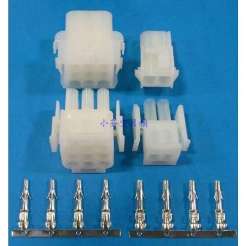 FREE SHIPPING 10 set 9 Pin way Electrical Wire Connector Plug 63080 6.3mm pitch connectors kit (Housing+Terminal) for car/boat/m