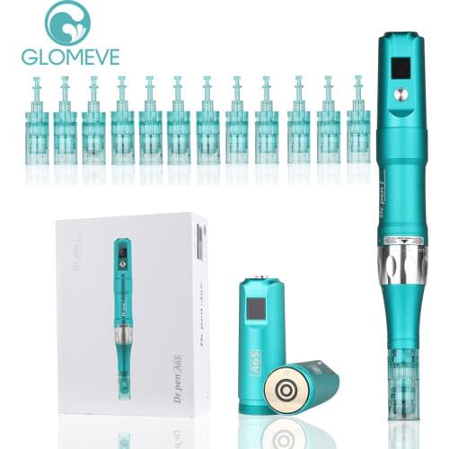 Dr Pen Ultima A6S With 12 Pcs Cartridges Needles Derma Rolling System Dr.Pen Skin Care Tool MTS Professional Microneedle Machine