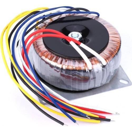 Dual AC 110V to Dual AC 12V 28V Single 12V Ring Transformer for Preamplifier Tone Board 200W inverter transformer