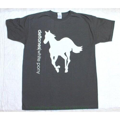 Deftones White Pony'00 Team Sleep Crosses New Grey Charcoal T-Shirt