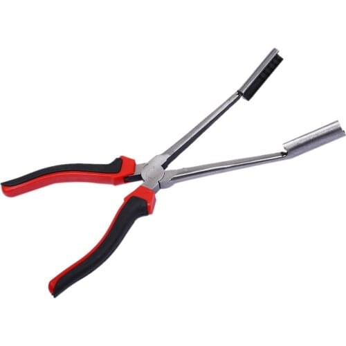Car Spark Plug Wire Removal Pliers Bend Head Valve Seal Ring Pulling Cylinder Cable Insulated Handles Clamp Repair Tool
