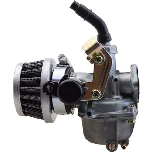 PZ19 Carburetor Cable Choke with Air Filter for Chinese 50cc 70cc 90cc 110cc 125cc ATV Scooter Dirt Bike Motorcycle