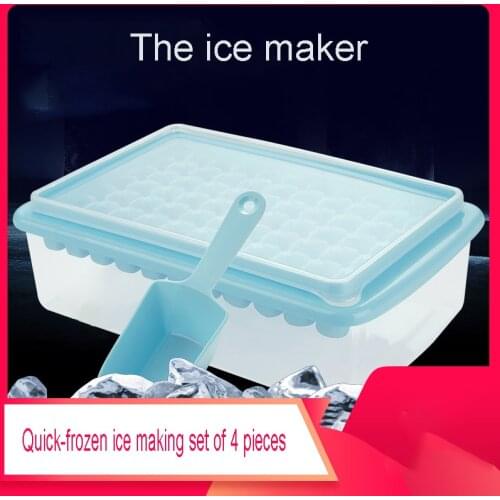 Ice cube making freezer mold quick freezer homemade frozen hockey stick with a cover