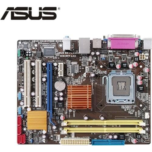 LGA 775 ASUS P5QPL-AM Motherboard For Intel G41 DDR2 P5QPL AM Desktop PC Mainboard uATX USB2.0 PCI-E X16 Systemboard Plate Used