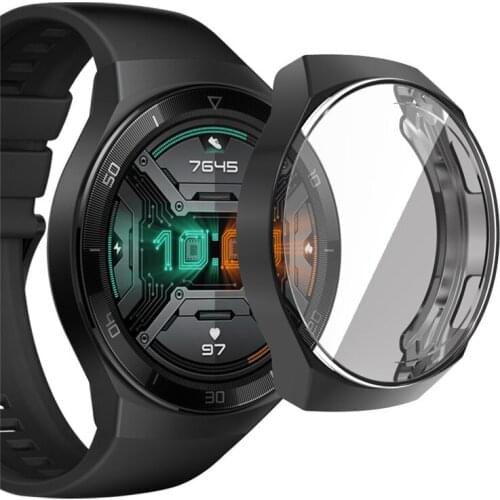 2PCS Soft Protect Cover for Huawei Watch GT2E Case TPU Bumper for Watch GT 2 E 2E Full Coverage case Frame Accessorie