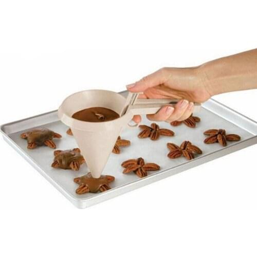 New Icing Candy Chocolate Pastry Mold Batter Dispenser Cream Pancake Funnel