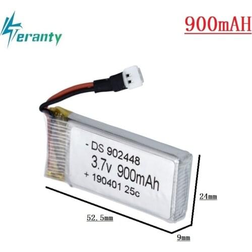 Upgrade 900mah 3.7v lipo Battery for Syma X5 X5c X5c-1 X5s X5sw X5sc V931 H5c Mjx X708W RC Quadcopter Spare Parts Drone Battery