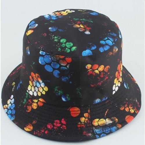Bucket Hat Women Sun Summer Beach Black Reversible Breathable Men Cap Holiday Outdoor Accessory For Teenagers