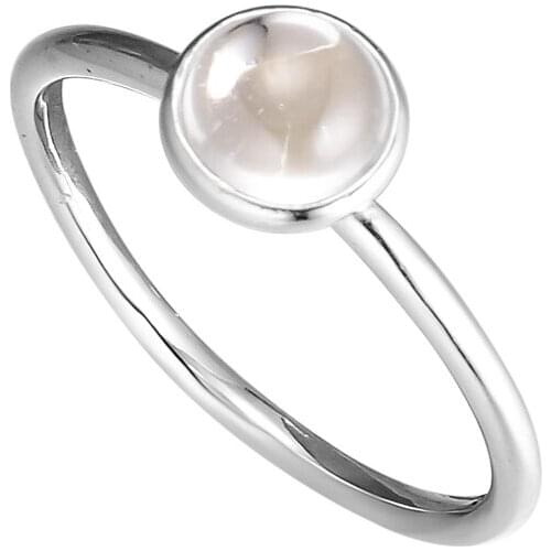 Poetic Droplet Rings 100% 925 Sterling Silver Jewelry with Clear CZ Free Shipping